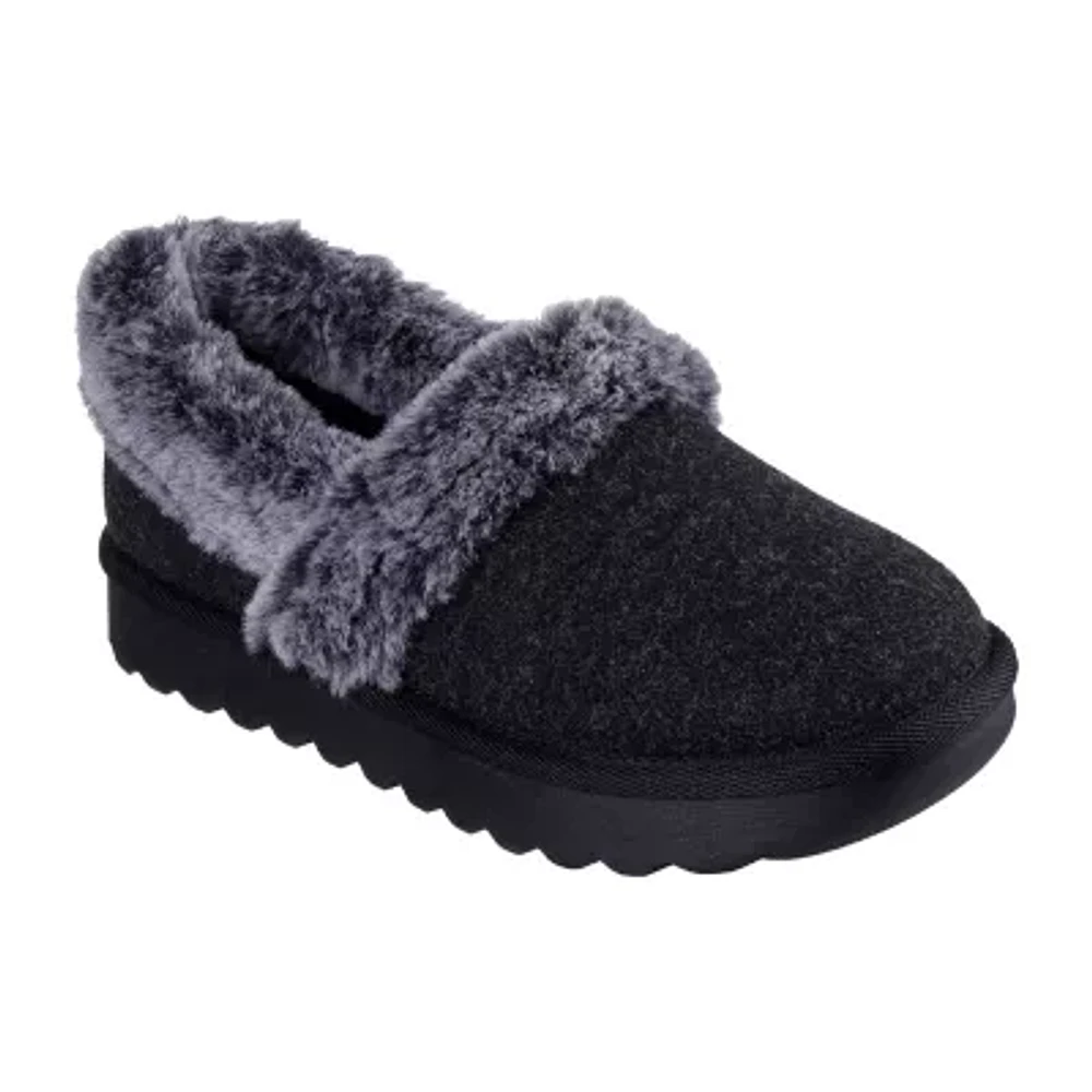 Skechers Cozy Up Frosty Snuggles Womens Slip-On Slippers