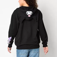 Juniors Womens Long Sleeve Hello Kitty Zipper Hoodie