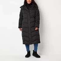 St. John's Bay Womens Petite Heavyweight Puffer Jacket