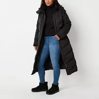 St. John's Bay Womens Petite Heavyweight Puffer Jacket