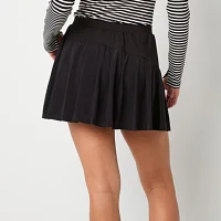 Stylus Womens High Rise Pleated Skirt