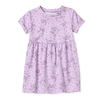 Okie Dokie Toddler & Little Girls Short Sleeve A-Line Dress