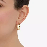 10K Gold 26mm Hoop Earrings