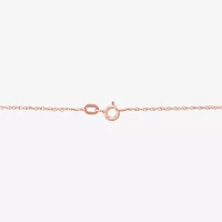 14K Rose Gold 18 Inch Solid Singapore Chain Necklace