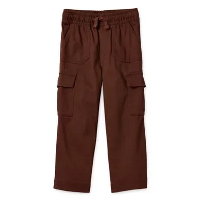 Okie Dokie Toddler & Little Boys Straight Cargo Pant