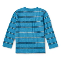 Okie Dokie Toddler & Little Boys Crew Neck Long Sleeve T-Shirt