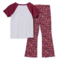 Okie Dokie Toddler & Little Girls 2-pc. Pant Set