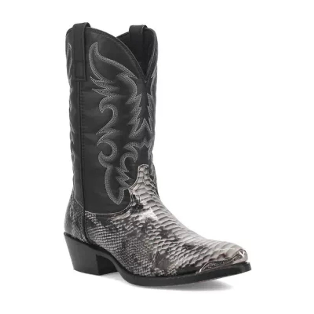 Laredo Mens Monty Block Heel Cowboy Boots