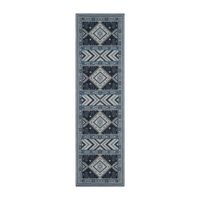 Safavieh Classic Vintage Collection Border Geometric Runner Rug