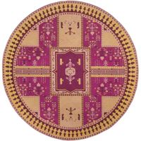 Safavieh Classic Vintage Collection Waylon Geometric Round Area Rug