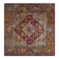 Safavieh Crystal Collection Brooklyn Oriental Square Area Rug