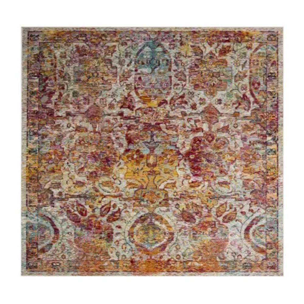 Safavieh Crystal Collection Dolkar Oriental Square Area Rug