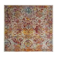 Safavieh Crystal Collection Dolkar Oriental Square Area Rug