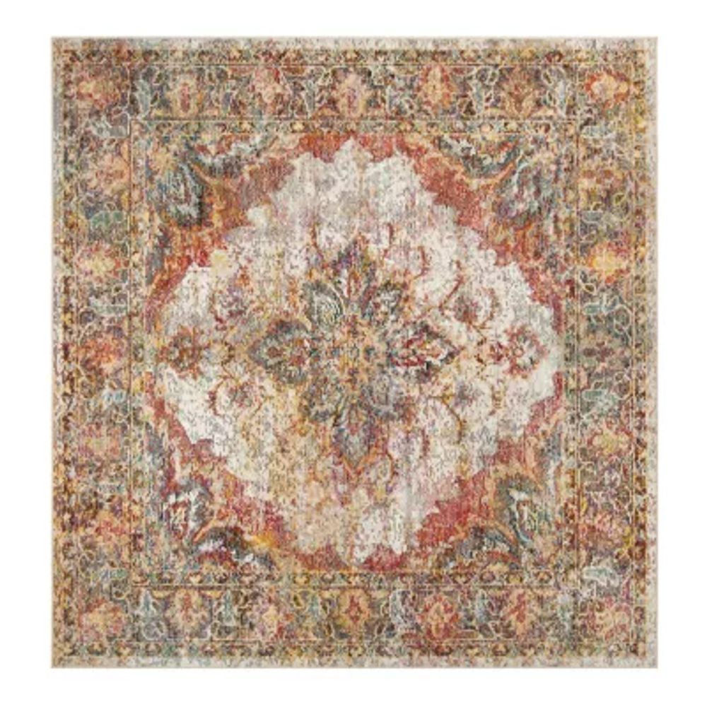 Safavieh Crystal Collection Milford Oriental Square Area Rug