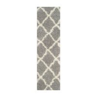 Safavieh Dallas Shag Collection Caris Geometric Runner Rug