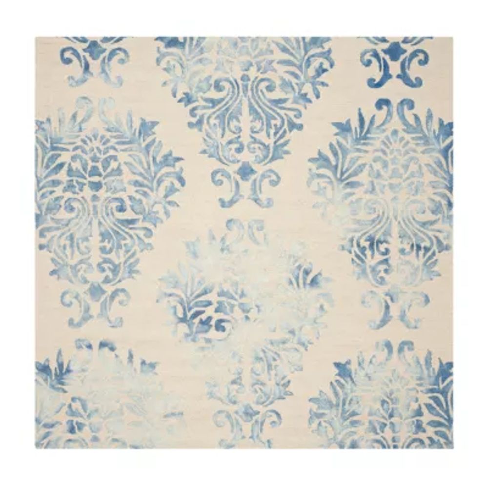 Safavieh Dip Dye Collection Collin Floral Square Area Rug