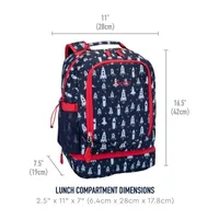 Bentgo Kids Space Rockets 2-in-1 Backpack and Insulated Lunch Bag