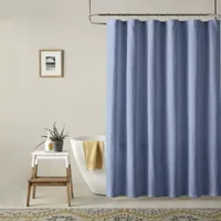 Home Expressions Dobby Stripe Shower Curtain