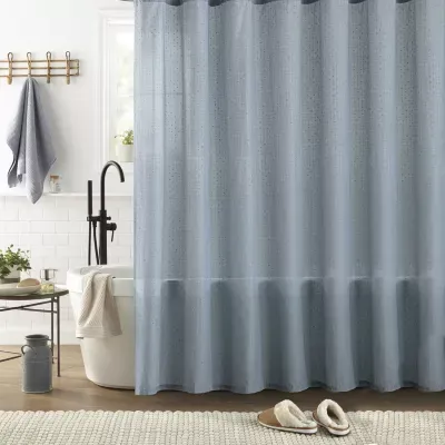 Linden Street Swiss Dot Shower Curtains