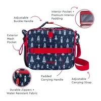 Bentgo Deluxe Space Rockets Insulated Lunch Bag