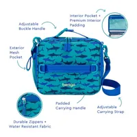 Bentgo Deluxe Sharks Insulated Lunch Bag