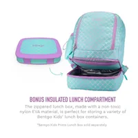 Bentgo Kids Mermaid Scales 2-in-1 Backpack and Insulated Lunch Bag