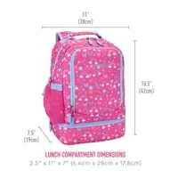 Bentgo Kids Rainbows and Butterflies 2-in-1 Backpack and Insulated Lunch Bag