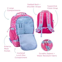 Bentgo Kids Rainbows and Butterflies 2-in-1 Backpack and Insulated Lunch Bag