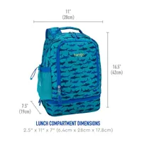 Bentgo Kids Sharks 2-in-1 Backpack and Insulated Lunch Bag