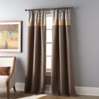 Stratford Park Mirza Light-Filtering Rod Pocket Set of 2 Curtain Panel