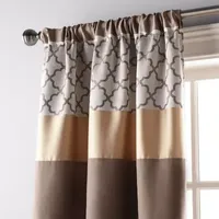 Stratford Park Mirza Light-Filtering Rod Pocket Set of 2 Curtain Panel