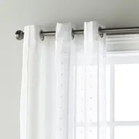 Stratford Park Elina Sheer Grommet Top Set of 2 Curtain Panel