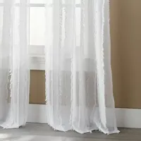 Stratford Park Brielle Sheer Grommet Top Set of 2 Curtain Panel