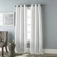 Stratford Park Renee Light-Filtering Grommet Top Set of 2 Curtain Panel