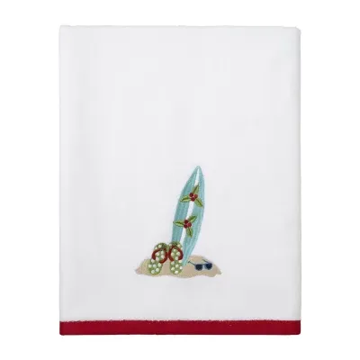 Avanti Flamingo Jingle Holiday Bath Towel