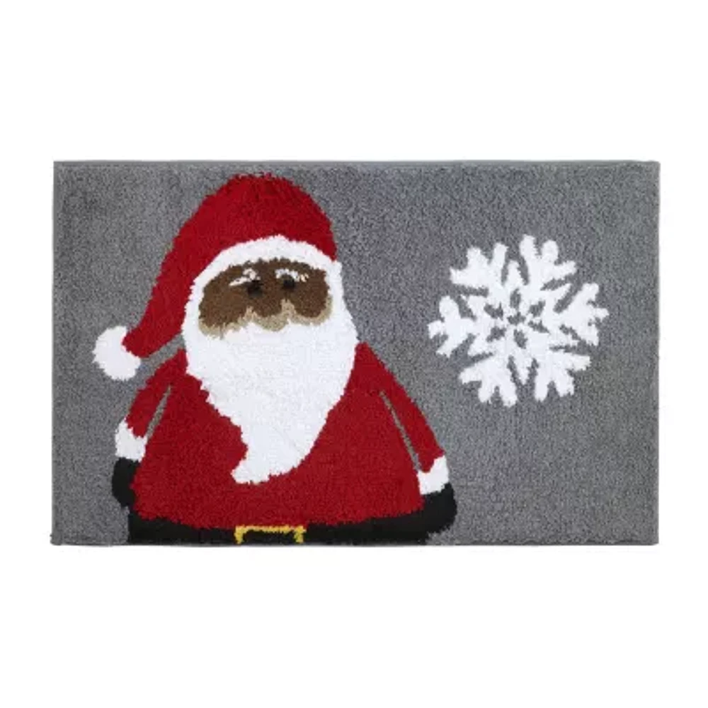 Avanti African-American Santa Bath Rug