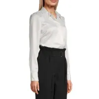 Worthington Womens Long Sleeve Regular Fit Button-Down Shirt