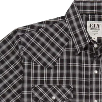 Ely Cattleman Stripe Big and Tall Mens Short Sleeve Western Shirt