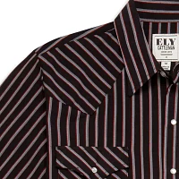 Ely Cattleman Stripe Big and Tall Mens Long Sleeve Western Shirt