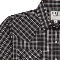 Ely Cattleman Plaid Mens Long Sleeve Western Shirt