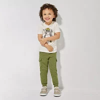 Okie Dokie Toddler Boys Tapered Cargo Pant