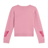 by&by girl Big Girls Round Neck Long Sleeve Pullover Sweater