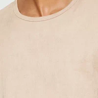 Forever 21 Mens Short Sleeve Suede T-Shirt