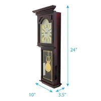 Megagoods Redwood Oak Finish Wall Clock