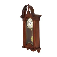 Megagoods Delphine 27" Mahogany Chiming Pendulum Wall Clock