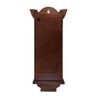 Bedford Clock Collection Grand 31" Chiming Pendulum Antique Mahogany Cherry Finish Wall Clock