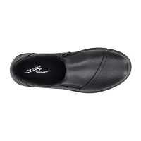 Easy Street Womens Maple Ballet Flats