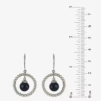 Sterling Silver Black Onyx Sparkle Bead Earrings