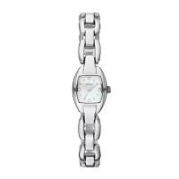 Relic® Layne Womens Silver-Tone & Crystal-Accent Square Watch ZR34279