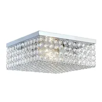 Elegant Designs Square Flush Mount